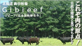 ジビーフ(完全放牧野生牛)