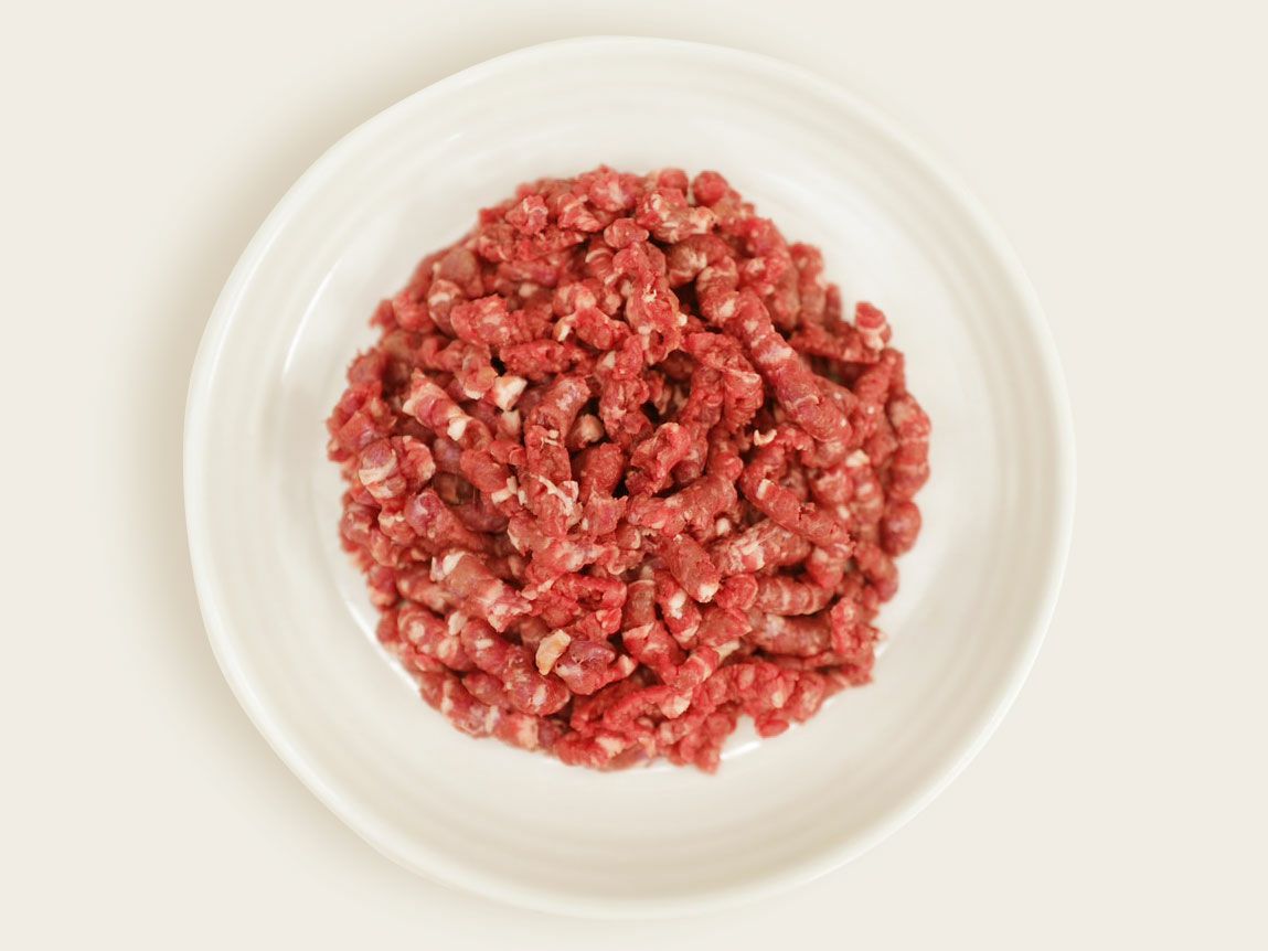 冷凍】吉田牧場のブラウンスイス牛ミンチ300g（粗挽きΦ9.6mm） | 牛肉